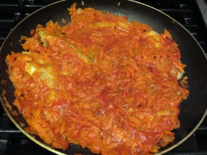 Fish in the skillet: almost done